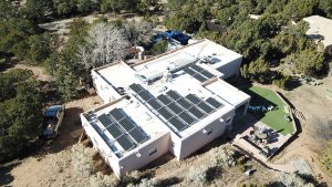 Roof Mounted Solar PV In Santa Fe