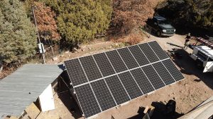 Ground Mount Residential Solar Installation