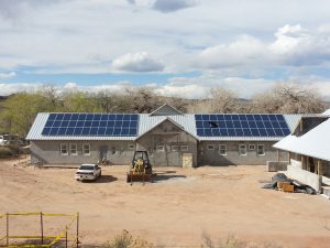 abiquiu health clinic commercial solar installation