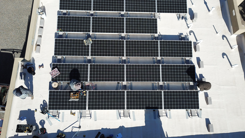 Solar Panel installation, residential